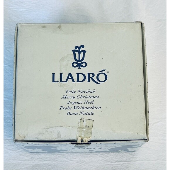 LLADRO 1994 Limited Edition Annual Porcelain Christmas Bell 16139 Original Box - Picture 8 of 12